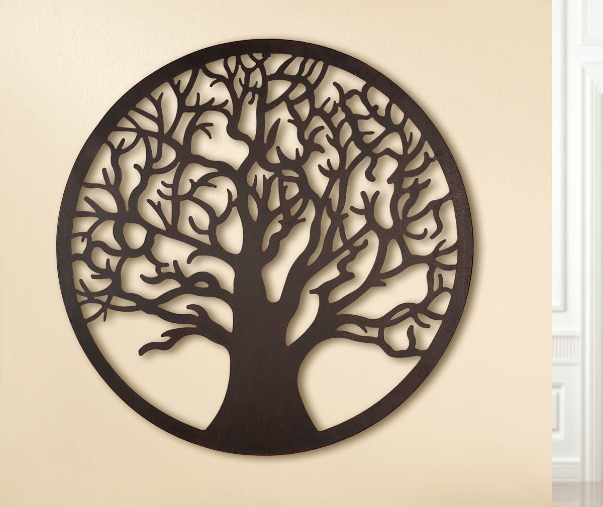 Gilde Nástěnná dekorace Strom života, Ø 80 cm - Velký Košík