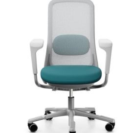 HÅG - Židle SOFI 7500 šedá s područkami, vyšší sedák