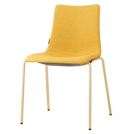 SCAB - Židle ZEBRA POP - žlutá/mosaz