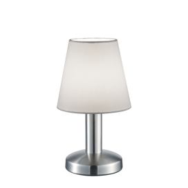 TRIO 599700101 MATS II dotyková stolní lampička 1xE14 matný nikl/bílá ON/OFF
