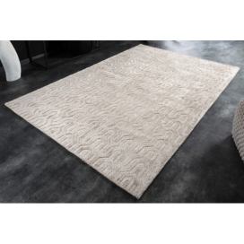 LuxD Designový koberec Sanura 230 x 160 cm béžový Estilofina-nabytek.cz