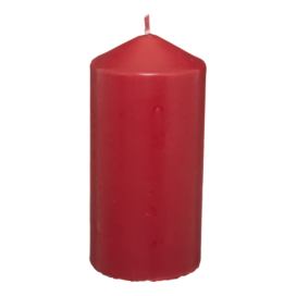 Atmosphera Dekorativní svíčka, červená, 14 cm