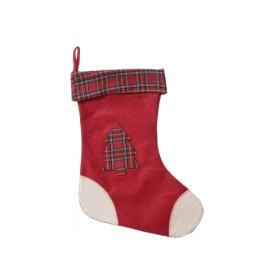 Fééric Lights and Christmas Vánoční ponožka, polyester, červená