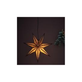 Markslöjd Markslöjd 705793 - Vánoční dekorace GLITTER 1xE14/25W/230V pr. 45 cm bronzová 