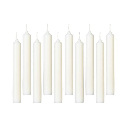 Atmosphera Úzké svíčky, bílé, sada 10 ks EMAKO.CZ s.r.o.