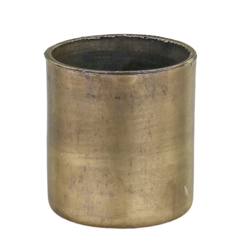 Bronzový antik svícen na úzkou svíčku s magnetem Mao - Ø 2*2,5cm Chic Antique - LaHome - vintage dekorace