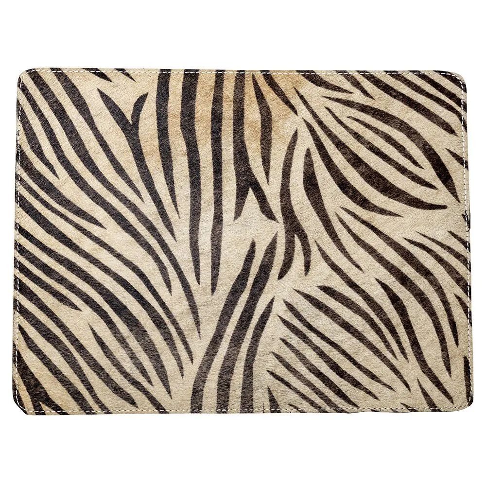 Kožené obdélníkové prostírání Zebra (bos taurus taurus) - 30*40*0.5cm Mars & More - LaHome - vintage dekorace