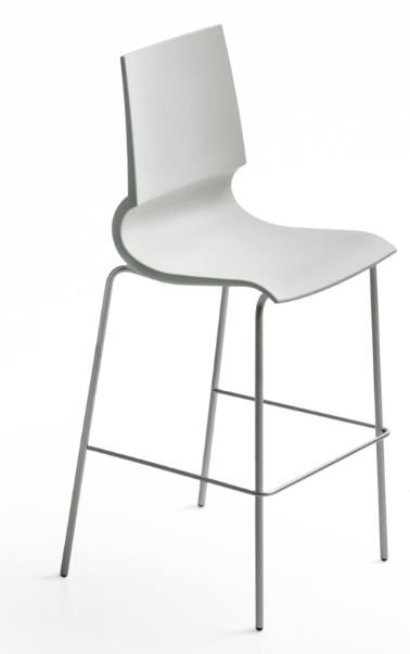 MAXDESIGN - Barová židle plastová RICCIOLINA - 