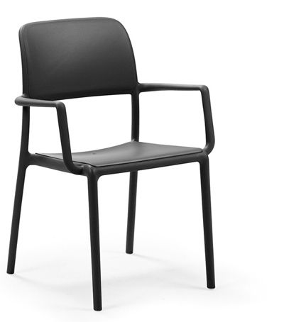 NARDI GARDEN - Židle RIVA antracit - 