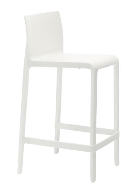 PEDRALI - Nízká barová židle VOLT 677 DS - bílá - 