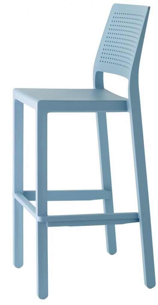 SCAB - Barová židle EMI vysoká - modrá - 
