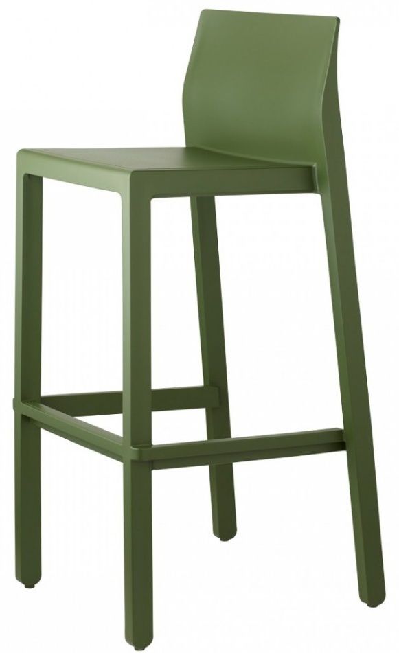 SCAB - Barová židle KATE nízká - zelená - 