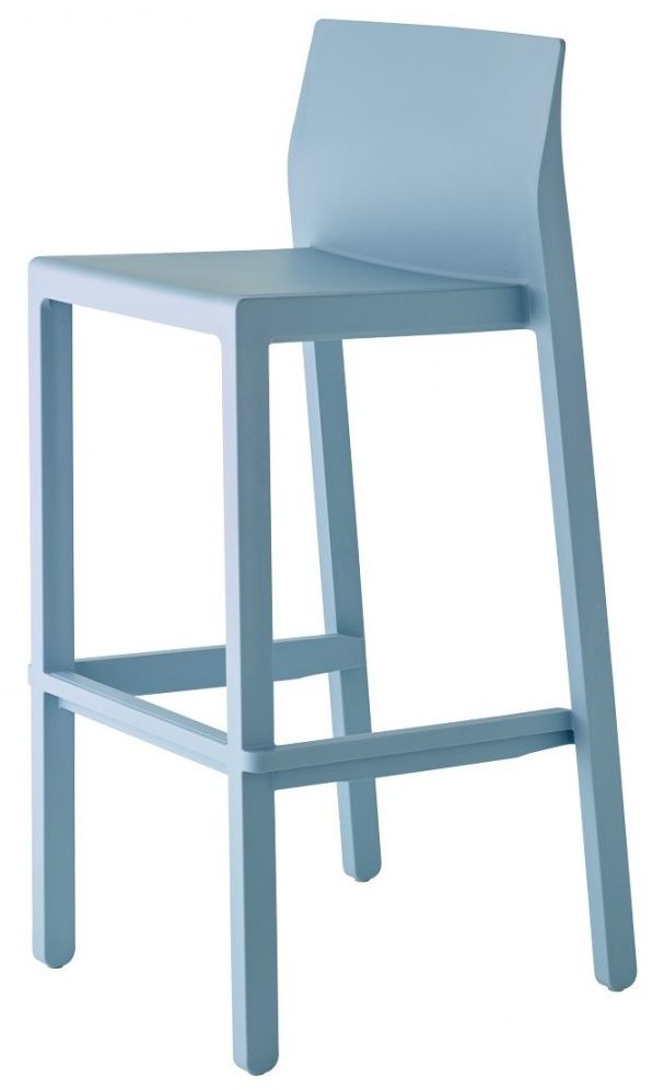 SCAB - Barová židle KATE vysoká - modrá - 