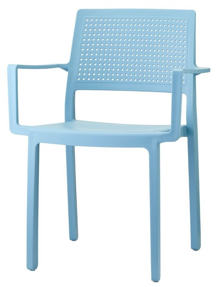 SCAB - Židle EMI s područkami - modrá - 