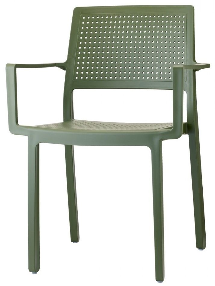 SCAB - Židle EMI s područkami - zelená - 