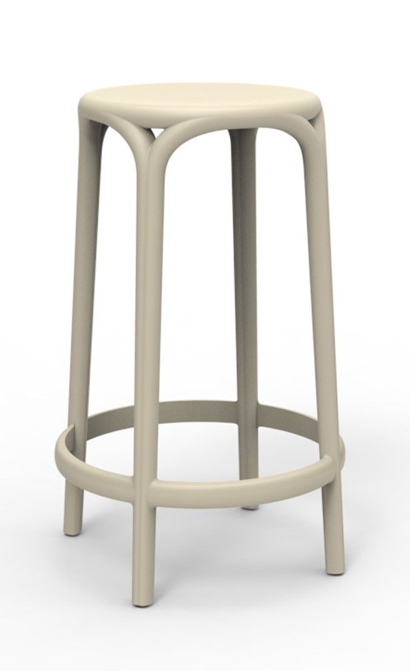 VONDOM - Nízká barová židle BROOKLYN - béžová - 
