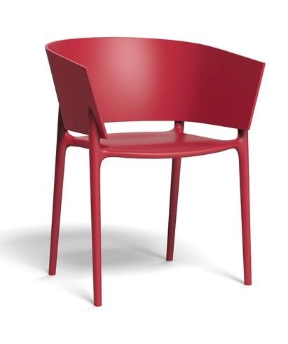 VONDOM - Židle AFRICA s područkami - červená - 