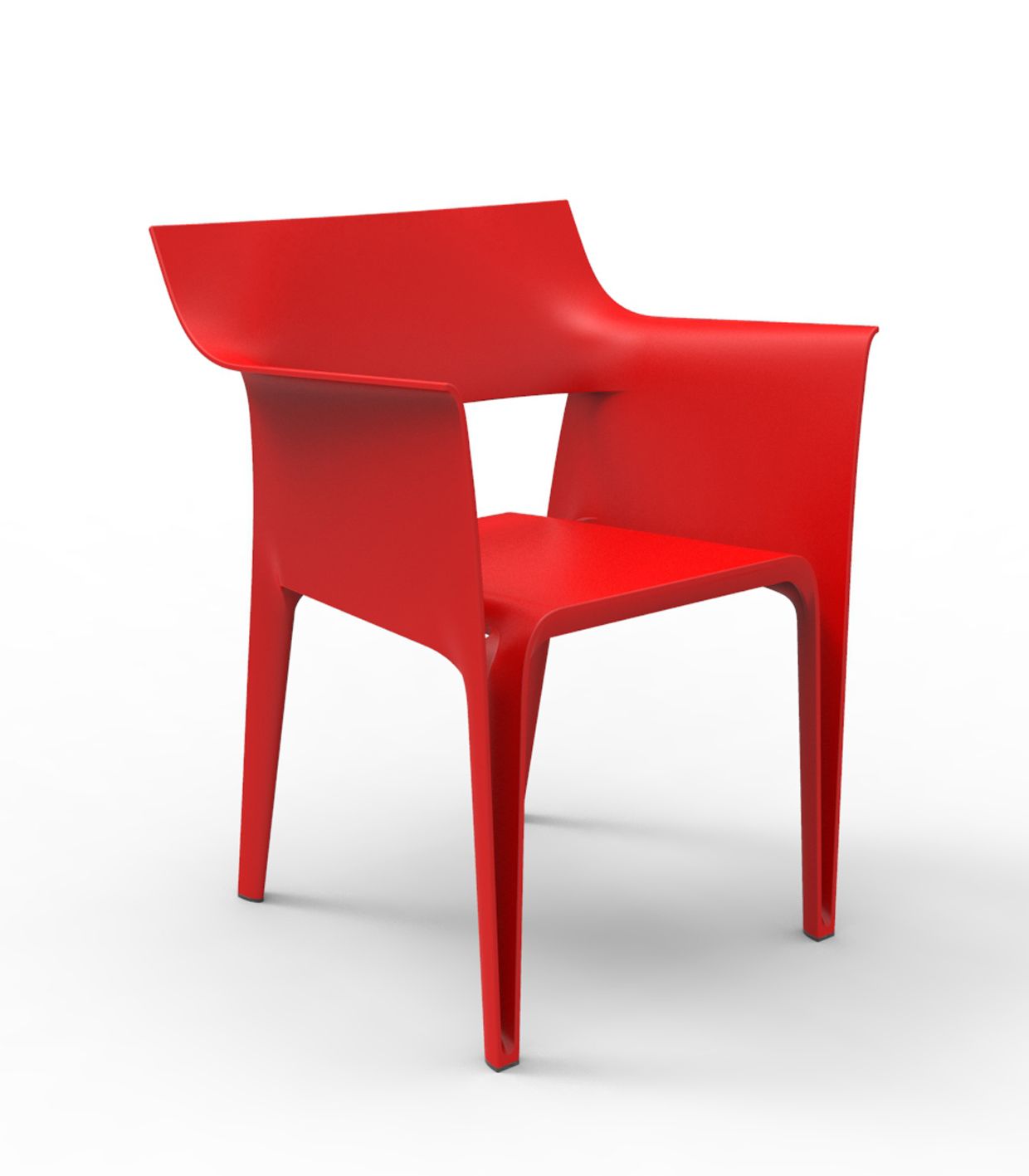 VONDOM - Židle PEDRERA - červená - 