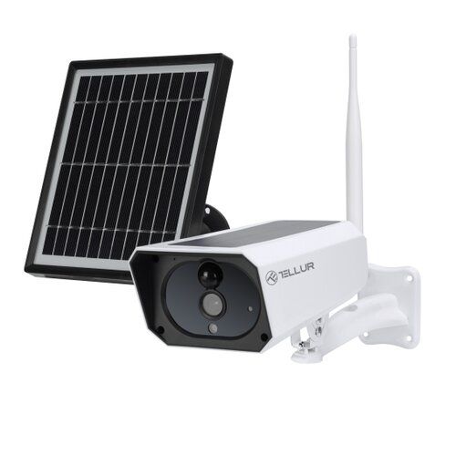 Tellur WiFi Smart solární kamera 1080P, IP65, PIR, outdoor, bílá - 4home.cz