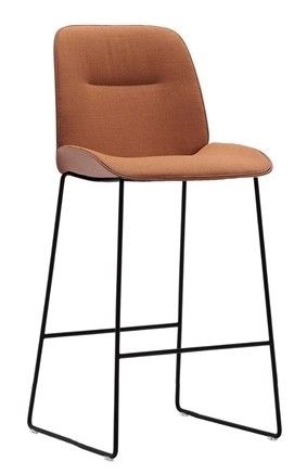 ANDREU WORLD - Barová židle NUEZ BQ-2767 - nízká čalouněná - 