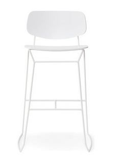 BILLIANI - Barová židle s kovovou podnoží DOLL STEEL 164 - 