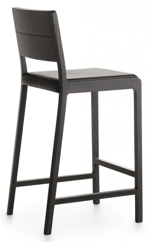 CRASSEVIG - Barová židle s čalouněným sedákem ESSE STOOL  - 