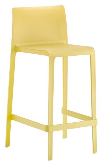 PEDRALI - Nízká barová židle VOLT 677 DS - žlutá - 