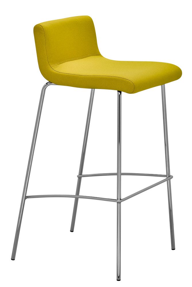 RIM - Barová židle SITTY s čalouněným sedákem a opěrákem - 