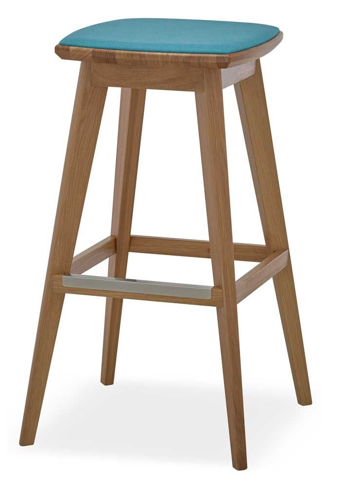 RIM - Barová židle WITTY s čalouněným sedákem - 