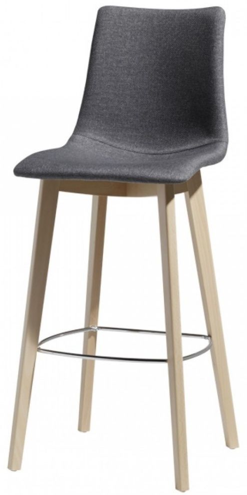 SCAB - Barová židle ZEBRA POP NATURAL, vysoká - 