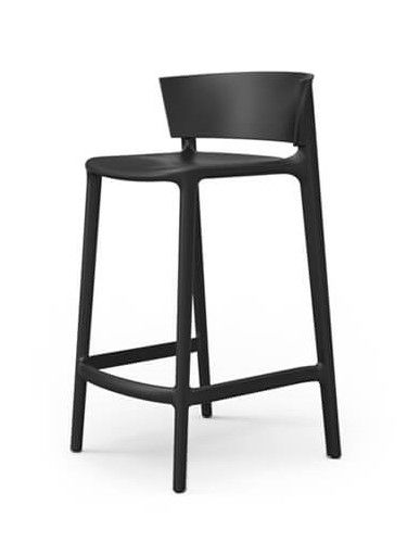 VONDOM - Nízká barová židle AFRICA - černá - 