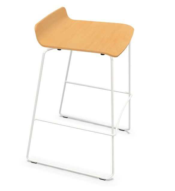 WIESNER HAGER - Barová židle NOOI 6625 - dřevěná vysoká - 