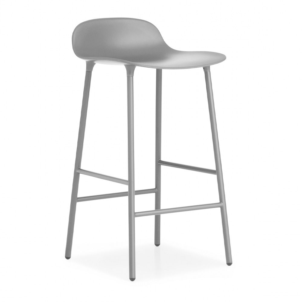 Normann Copenhagen designové barové židle Form Barstool Steel (65 cm) - DESIGNPROPAGANDA