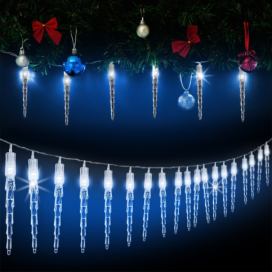 DBA Vánoční svítící rampouchy, venkovní 40LED modrá s DO