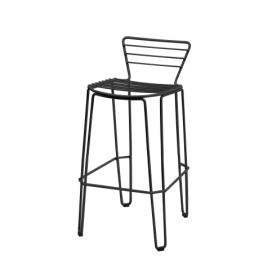 ISIMAR - Barová židle MENORCA nízká - černá