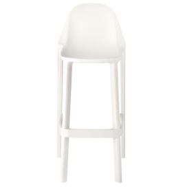 SCAB - Barová židle PIU vysoká - bílá