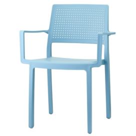 SCAB - Židle EMI s područkami - modrá