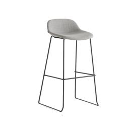 CRASSEVIG - Čalouněná barová židle POLA LOW, výška 73 cm