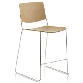 Fornasarig - Dubová barová židle LINK 60X Counter - nízká