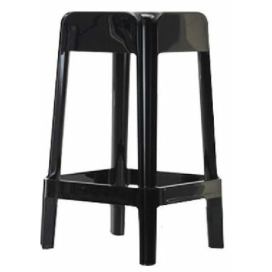 PEDRALI - Nízká barová židle RUBIK 582 DS - černá