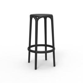 VONDOM - Barová židle BROOKLYN - černá