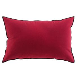 Douceur d\'intérieur Dekorační polštář MISTRALINE, bavlněný, 40 x 60 cm, červený