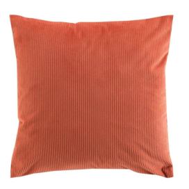 Douceur d\'intérieur Dekorační polštář CORD, 40 x 40 cm, oranžový