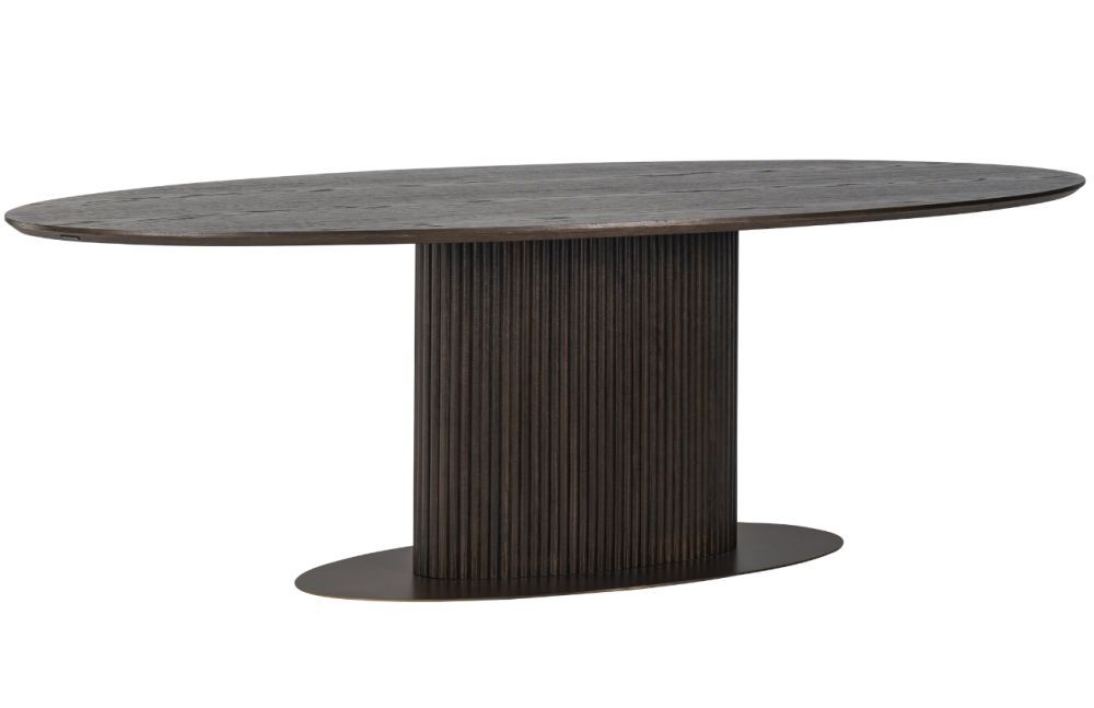 Hnědý dubový jídelní stůl Richmond Luxor 235 x 110 cm - Designovynabytek.cz