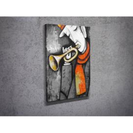 Wallity Obraz KAINOR 30x40 cm šedý/oranžový