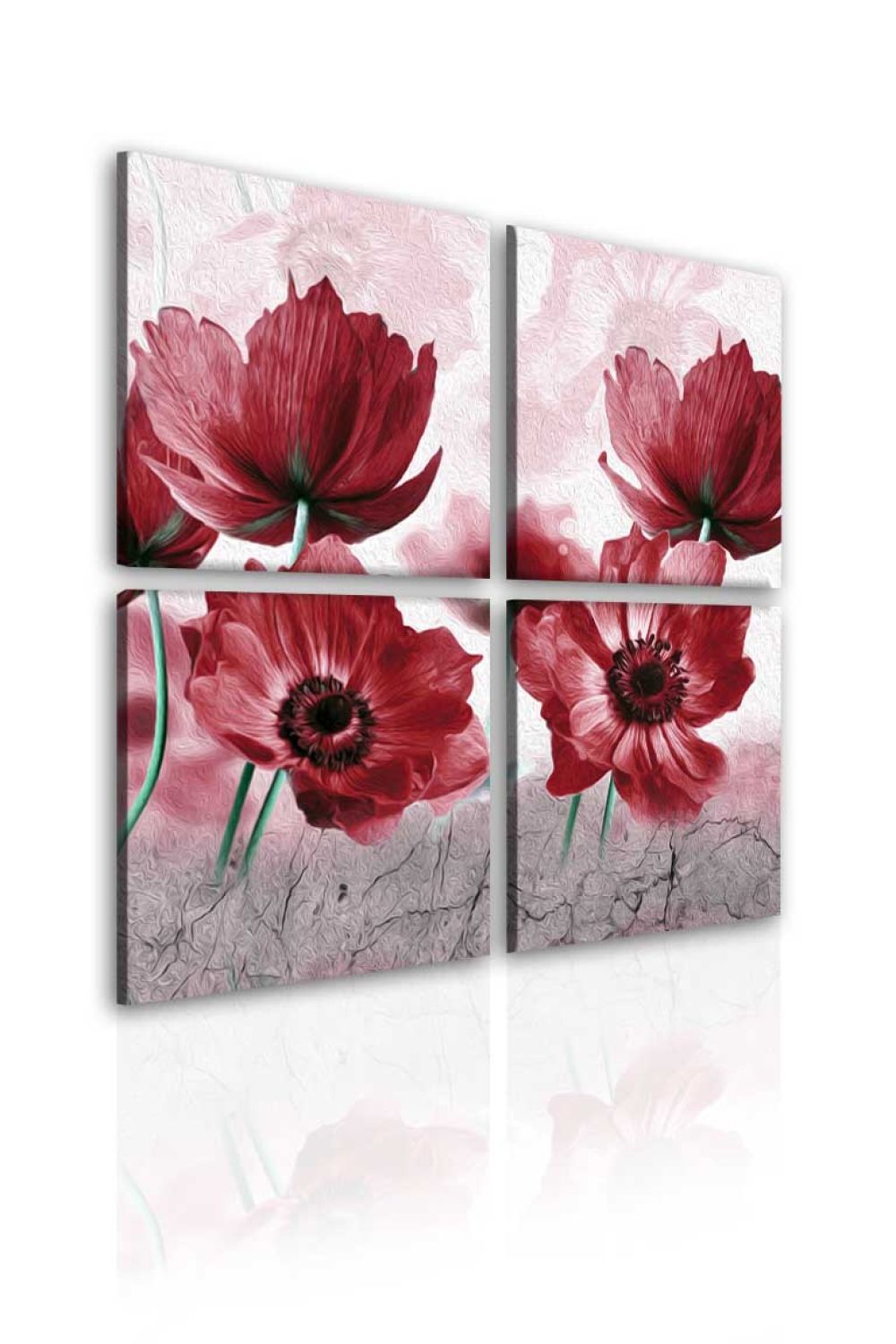 Obraz rudý květ Velikost (šířka x výška): 100x100 cm - S-obrazy.cz