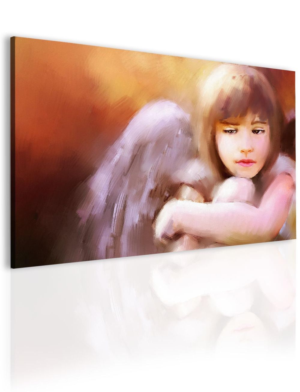 Obraz malovaný anděl Velikost (šířka x výška): 30x20 cm - S-obrazy.cz