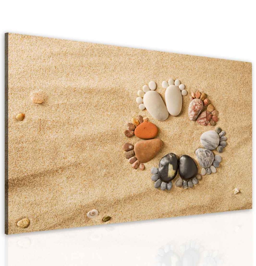 Obraz kamínky na pláži Velikost (šířka x výška): 90x60 cm - S-obrazy.cz