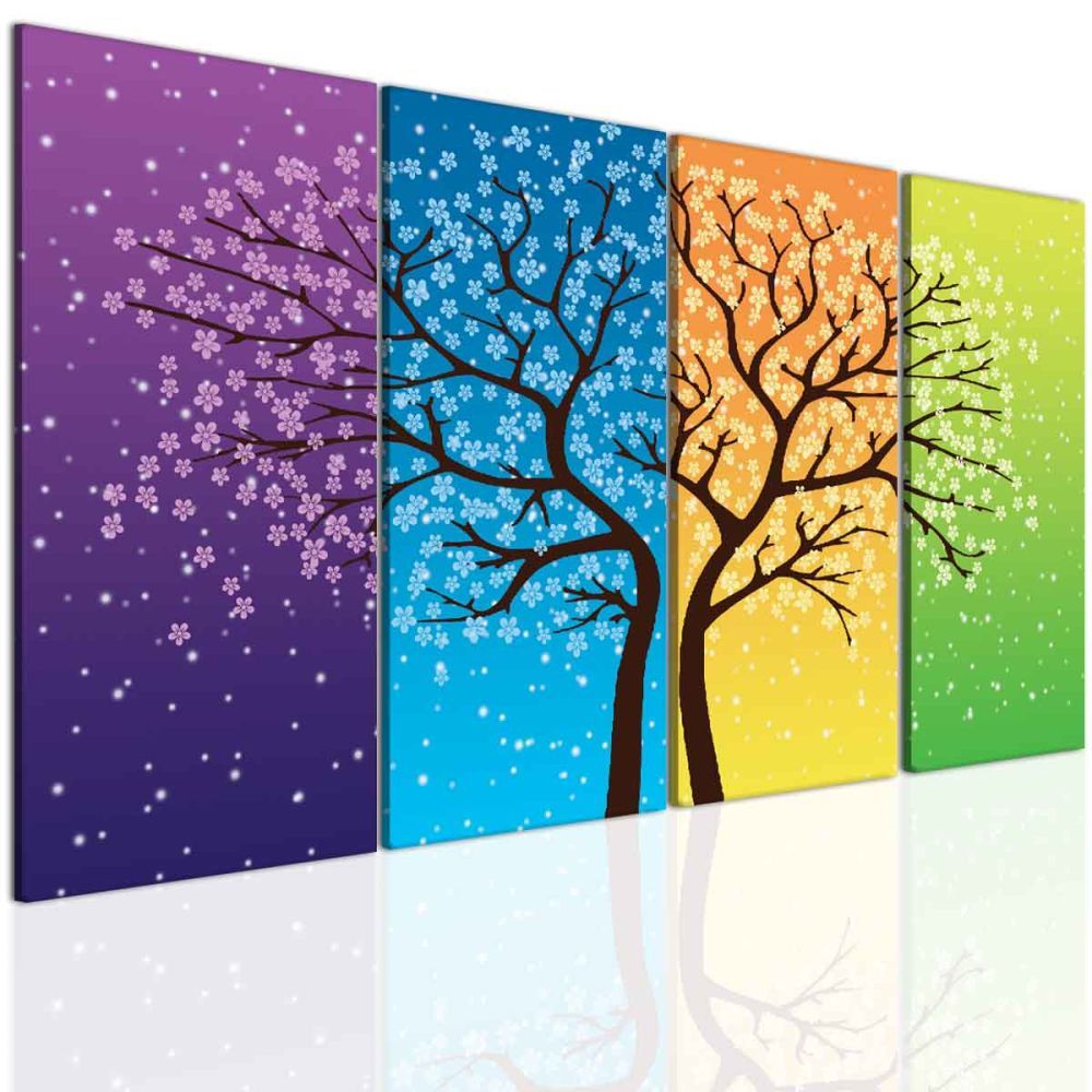 Obraz Strom ročních období IIII Velikost (šířka x výška): 120x60 cm - S-obrazy.cz