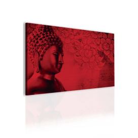 Obraz Buddha červený Velikost (šířka x výška): 150x100 cm